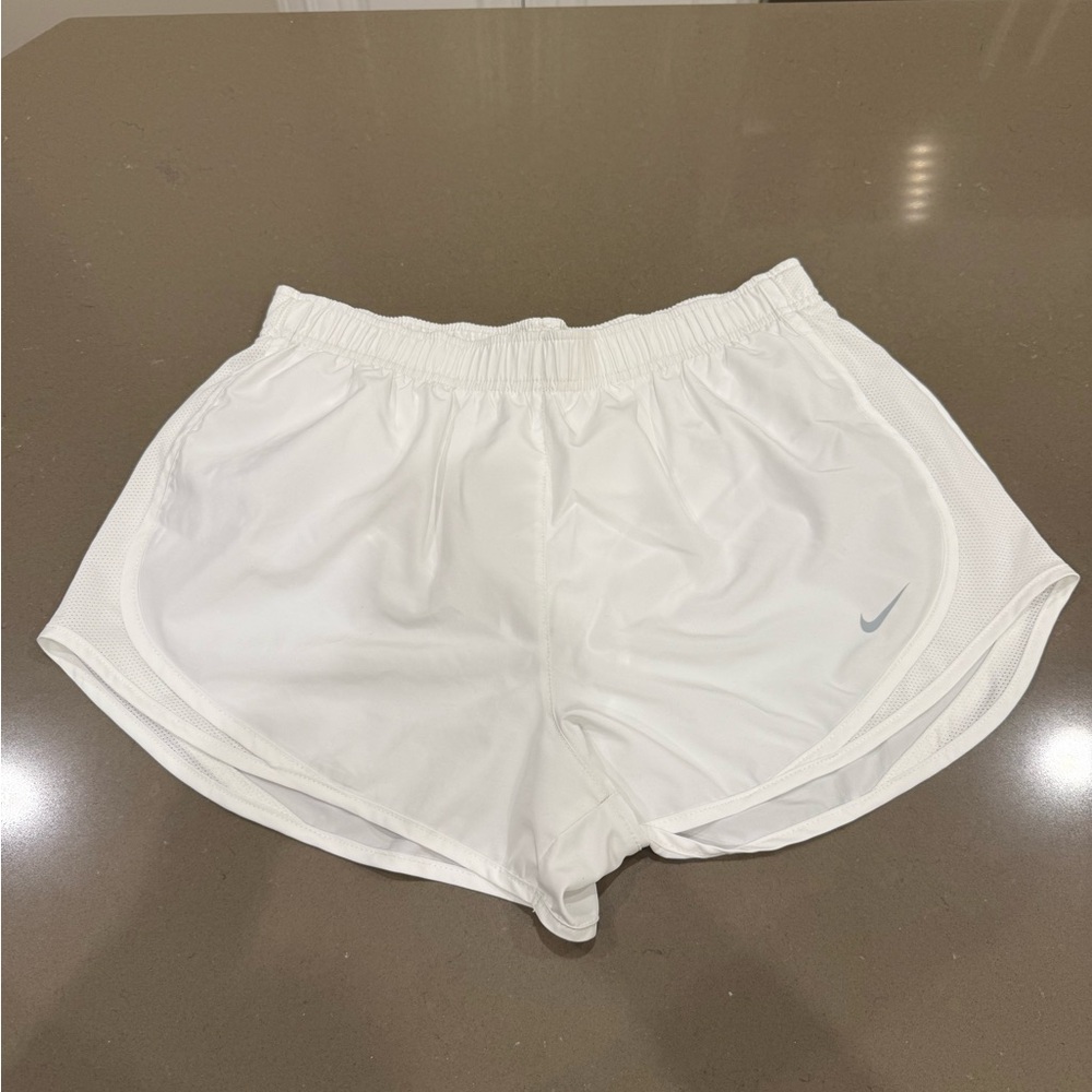 Nike Women's White Athletic Shorts